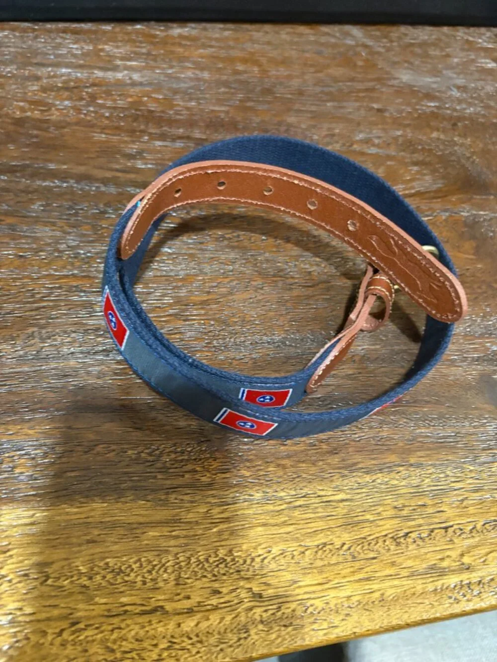 Tennessee Flag Men's Belt sz 34